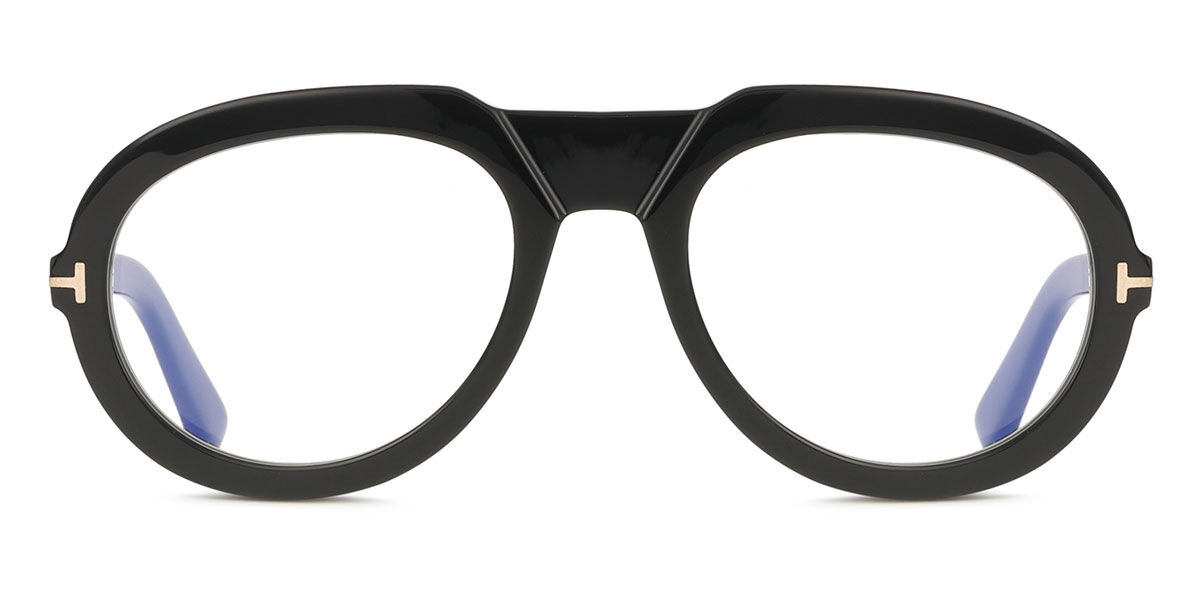 Tom Ford FT5756-B 001 Blue-Light Block, Black frame