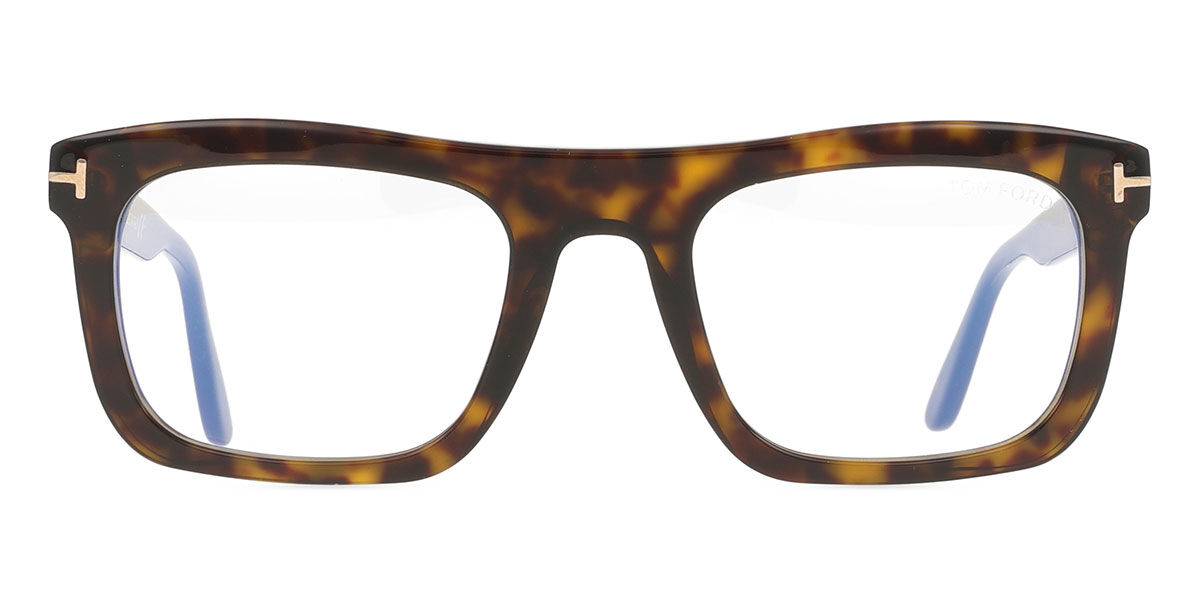 Tom Ford FT5757-B 052 Blue-Light Block, Tortoiseshell frame