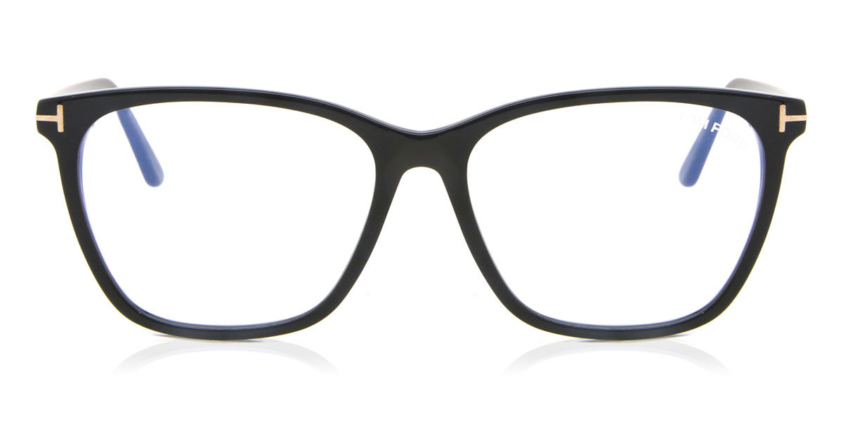Tom Ford FT5762-B 001 Blue-Light Block, Black frame