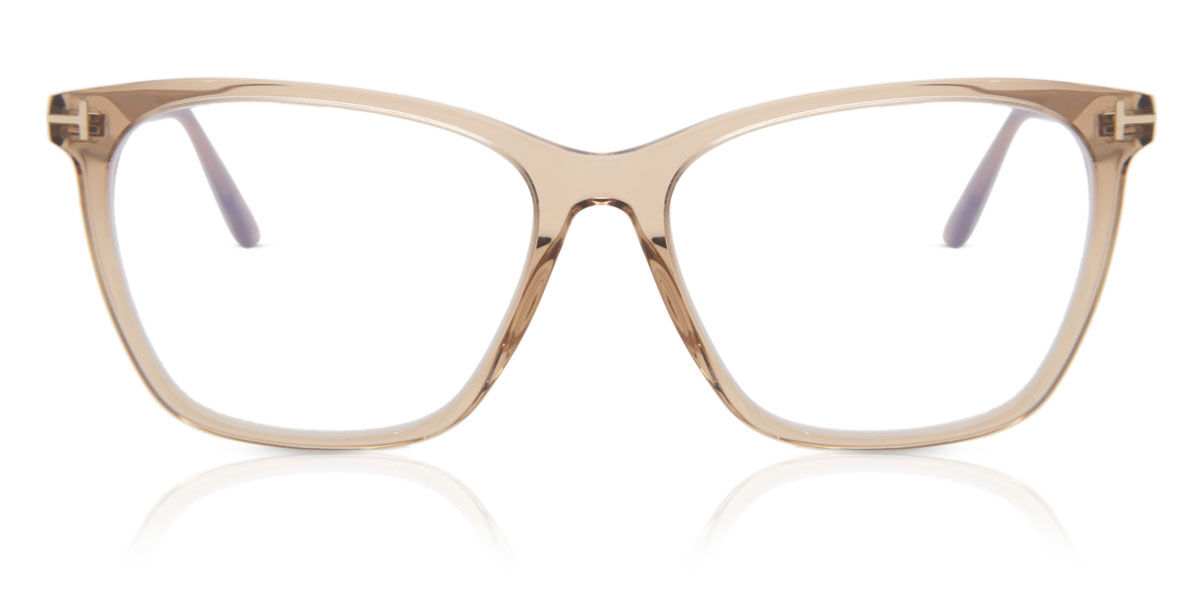 Tom Ford FT5762-B 045 Blue-Light Block, Brown frame