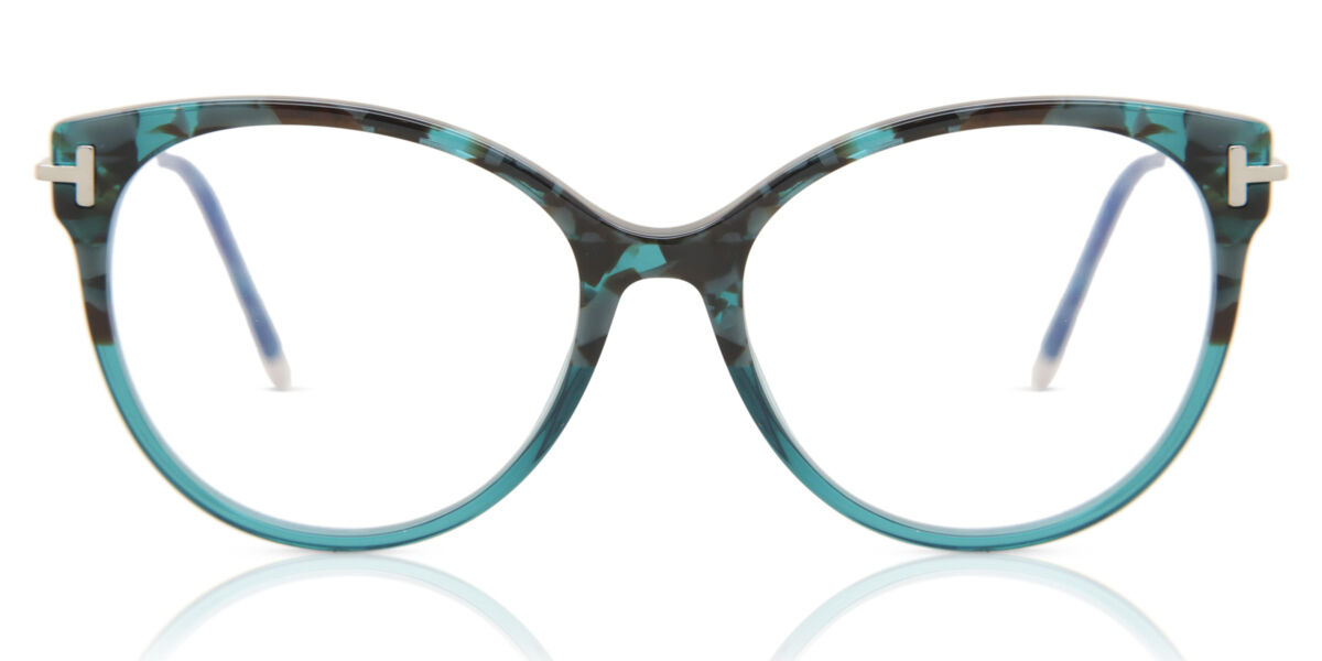 Tom Ford FT5770-B 056 Blue-Light Block, Tortoiseshell frame