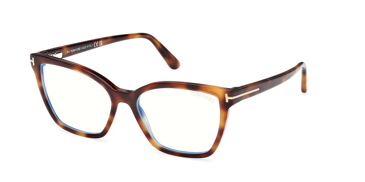Tom Ford FT5812-B 053 Blue-Light Block, Tortoiseshell frame