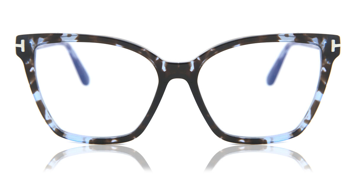 Tom Ford FT5812-B 055 Blue-Light Block, Tortoiseshell frame