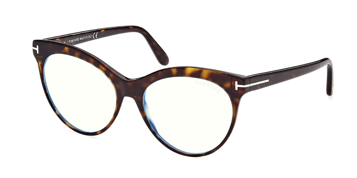 Tom Ford FT5827-B 052 Blue-Light Block, Tortoiseshell frame