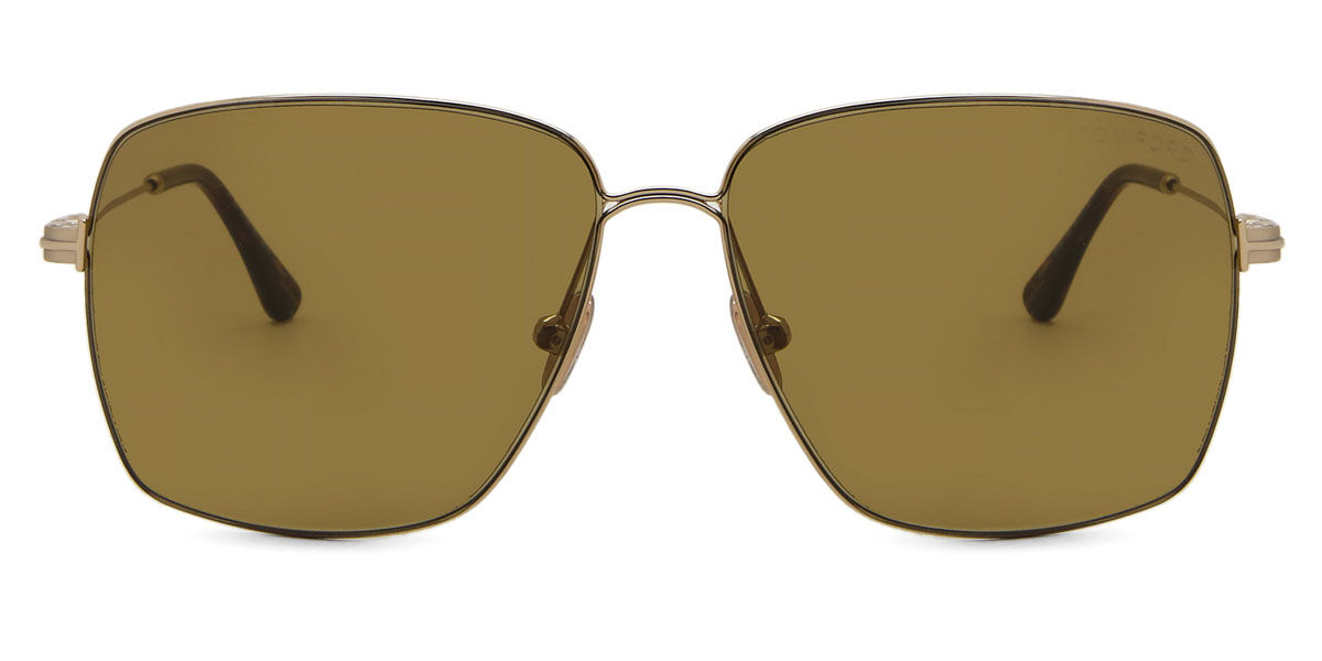 Tom Ford FT0994 PIERRE-02 32E, Gold frame, Brown lenses