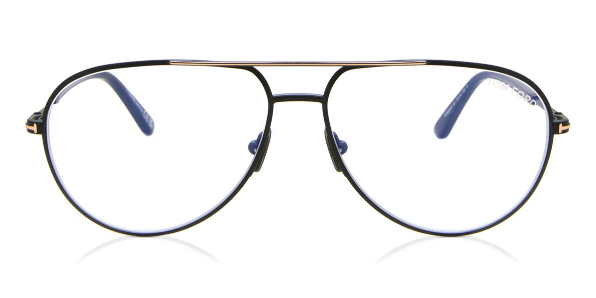 Tom Ford FT5829-B 001 Blue-Light Block, Black frame