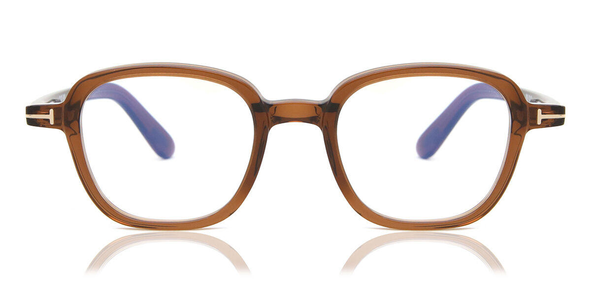 Tom Ford FT5837-B 048 Blue-Light Block, Brown frame