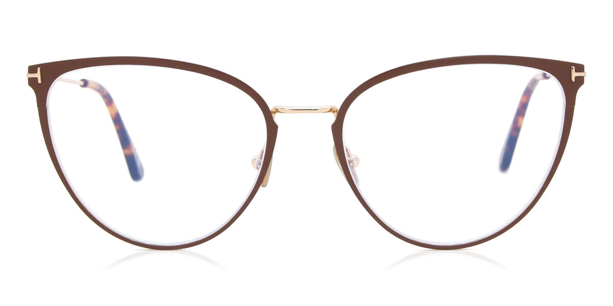 Tom Ford FT5840-B 046 Blue-Light Block, Brown frame