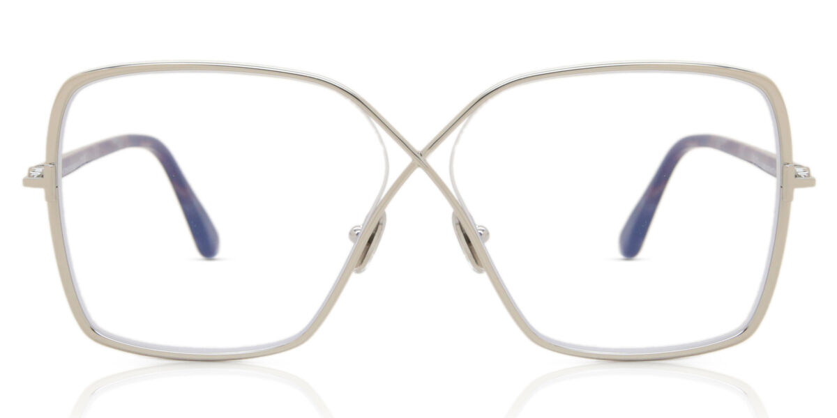 Tom Ford FT5841-B 016 Blue-Light Block, Silver frame