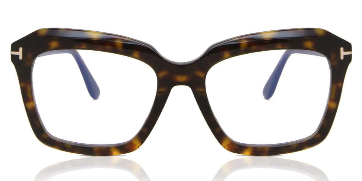 Tom Ford FT5847-B 052 Blue-Light Block, Tortoiseshell frame