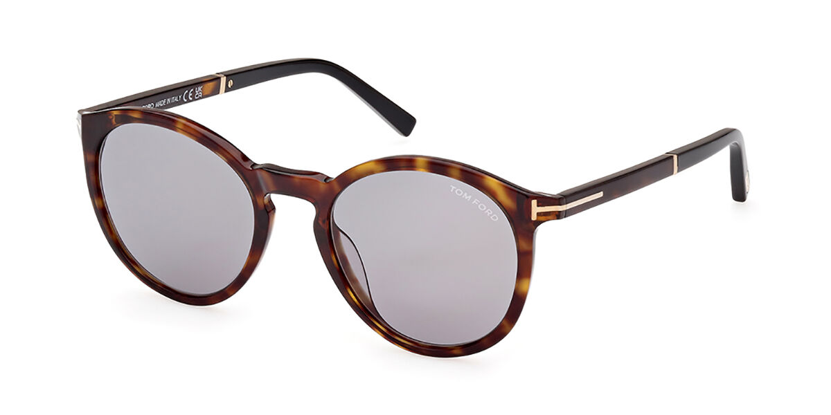 Tom Ford FT1021 ELTON 52A, Tortoiseshell frame, Smoke Grey lenses