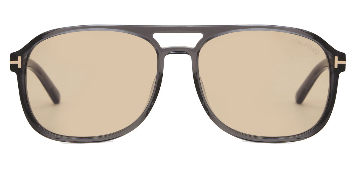 Tom Ford FT1022 ROSCO 20E, Grey frame, Light Brown Photochromic lenses