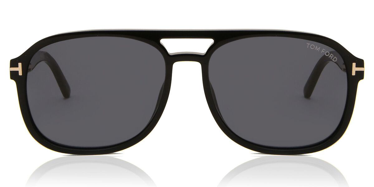 Tom Ford FT1022 ROSCO 01A, Black frame, Smoke Dark Grey lenses