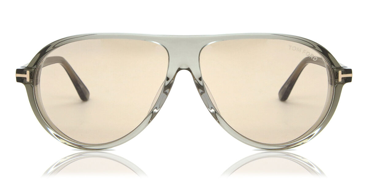 Tom Ford FT1023 MARCUS 93E, Green frame, Brown Photochromic lenses