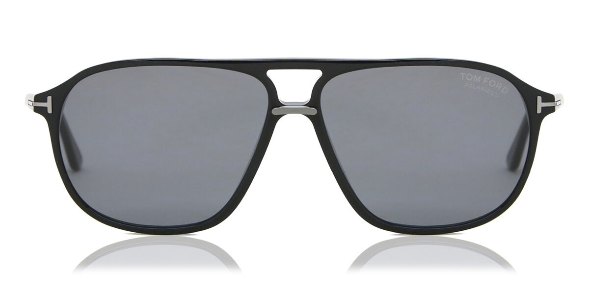 Tom Ford FT1026-N BRUCE Polarized 01D, Black frame, Smoke Dark Grey lenses
