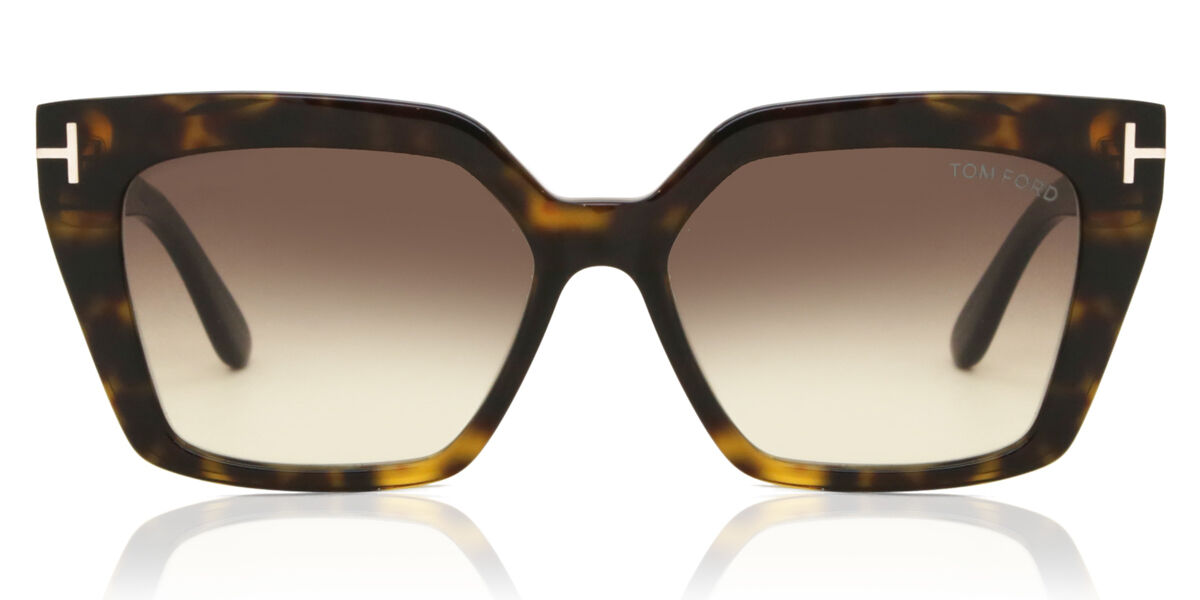 Tom Ford FT1030 WINONA 52F, Tortoiseshell frame, Gradient Brown lenses