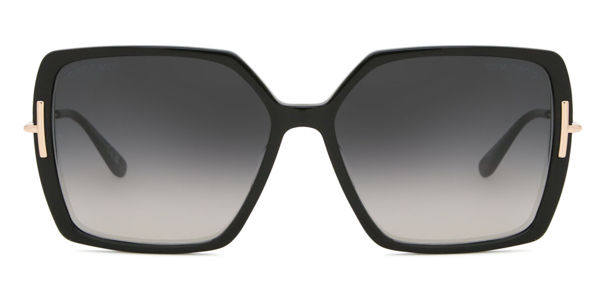 Tom Ford FT1039 JOANNA 01B, Black frame, Smoke Gradient Dark Grey lenses