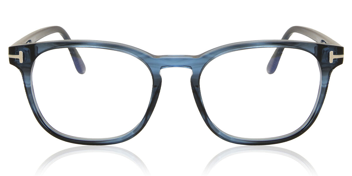 Tom Ford FT5868-B 092 Blue-Light Block, Blue frame