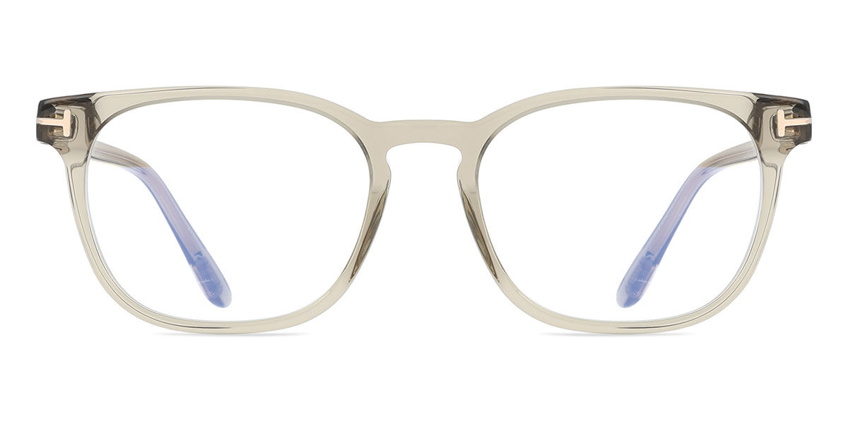Tom Ford FT5868-B 051 Blue-Light Block, Clear frame