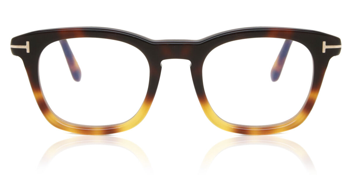 Tom Ford FT5870-B 056 Blue-Light Block, Tortoiseshell frame
