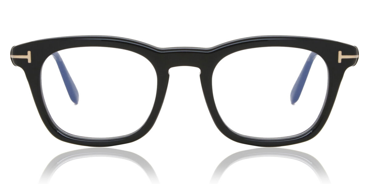 Tom Ford FT5870-B 001 Blue-Light Block, Black frame