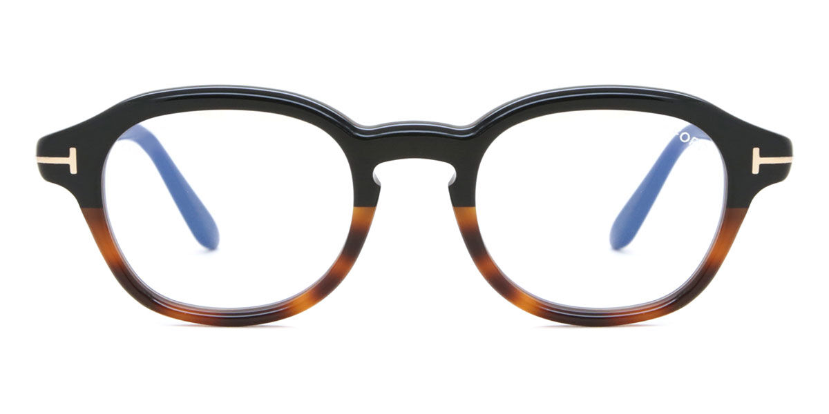 Tom Ford FT5871-B 005 Blue-Light Block, Tortoiseshell frame