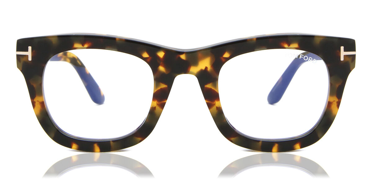 Tom Ford FT5872-B 055 Blue-Light Block, Tortoiseshell frame