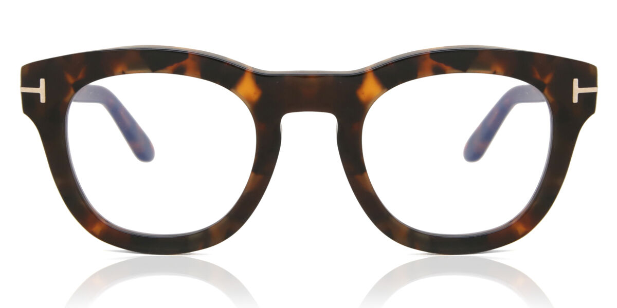 Tom Ford FT5873-B 052 Blue-Light Block, Tortoiseshell frame