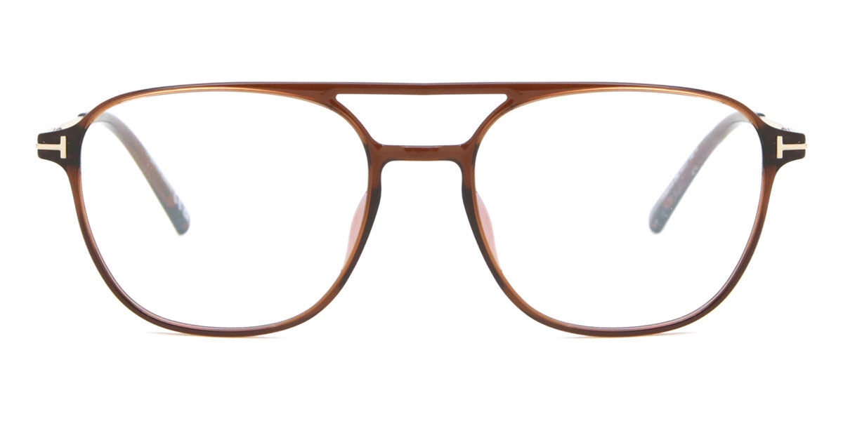 Tom Ford FT5874-B 048 Blue-Light Block, Brown frame