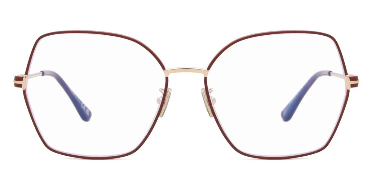 Tom Ford FT5876-B 028 Blue-Light Block, Red frame