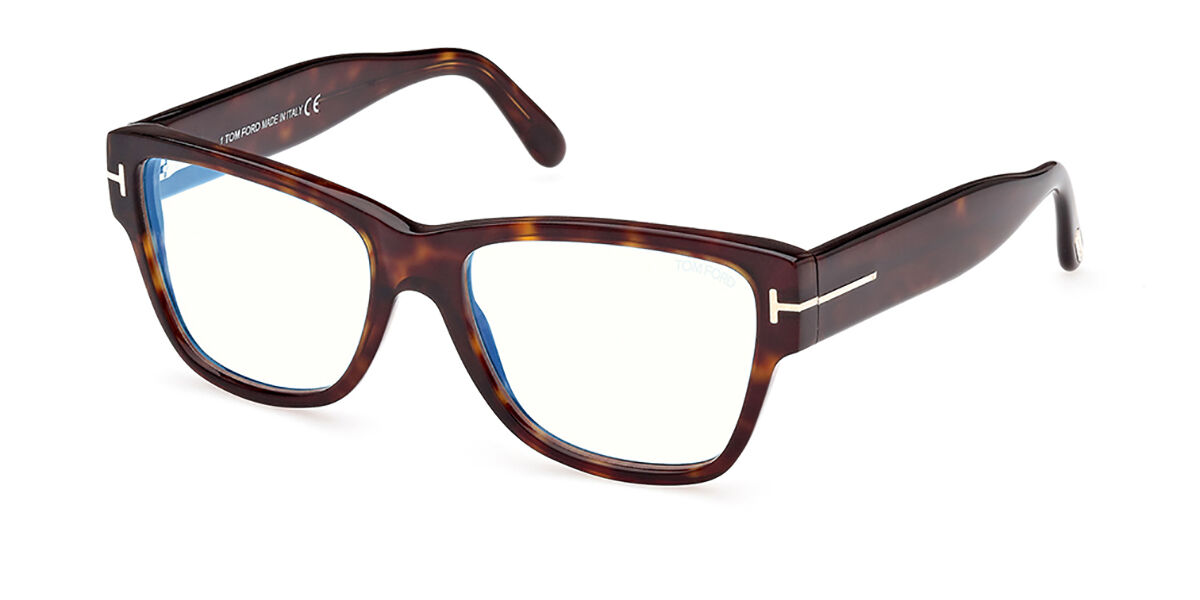 Tom Ford FT5878-B 052 Blue-Light Block, Tortoiseshell frame