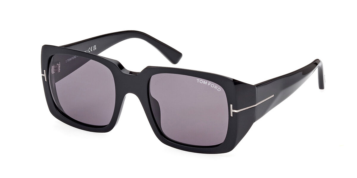 Tom Ford FT1035-N RYDER-02 01A, Black frame, Smoke Grey lenses