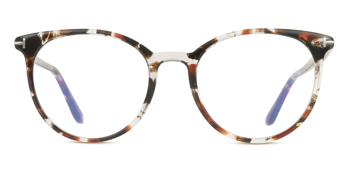 Tom Ford FT5575-B 055 Blue-Light Block, Tortoiseshell frame