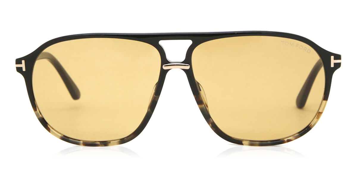 Tom Ford FT1026 BRUCE 05E, Tortoiseshell frame, Light Brown lenses