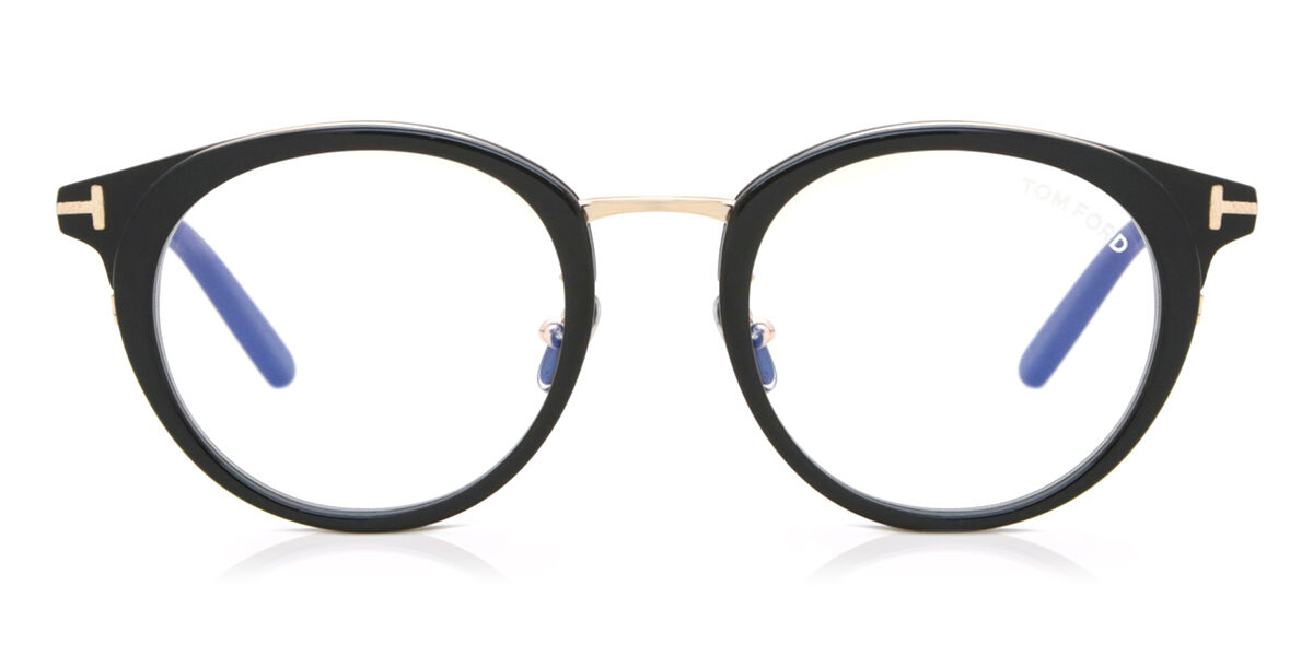 Tom Ford FT5784-D-B Asian Fit 001 Blue-Light Block, Black frame
