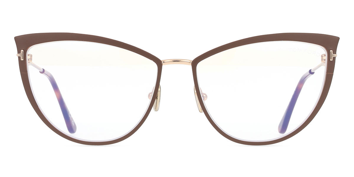 Tom Ford FT5877-B 046 Blue-Light Block, Brown frame