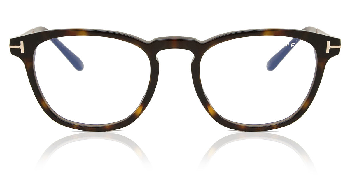 Tom Ford FT5890-B 056 Blue-Light Block, Tortoiseshell frame