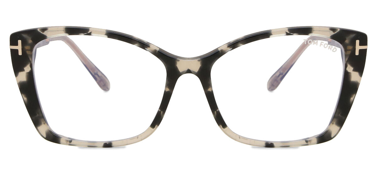 Tom Ford FT5893-B 005 Blue-Light Block, Tortoiseshell frame