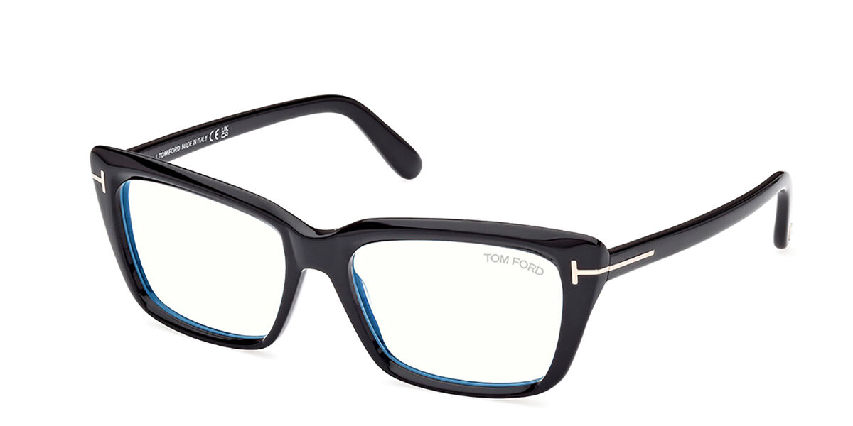 Tom Ford FT5894-B 001 Blue-Light Block, Black frame