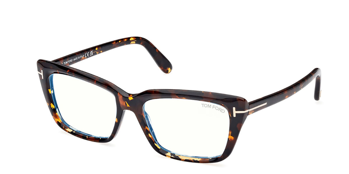 Tom Ford FT5894-B 052 Blue-Light Block, Tortoiseshell frame