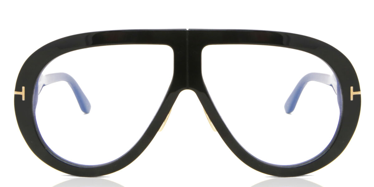 Tom Ford FT0836 TROY 001 Blue-Light Block, Black frame
