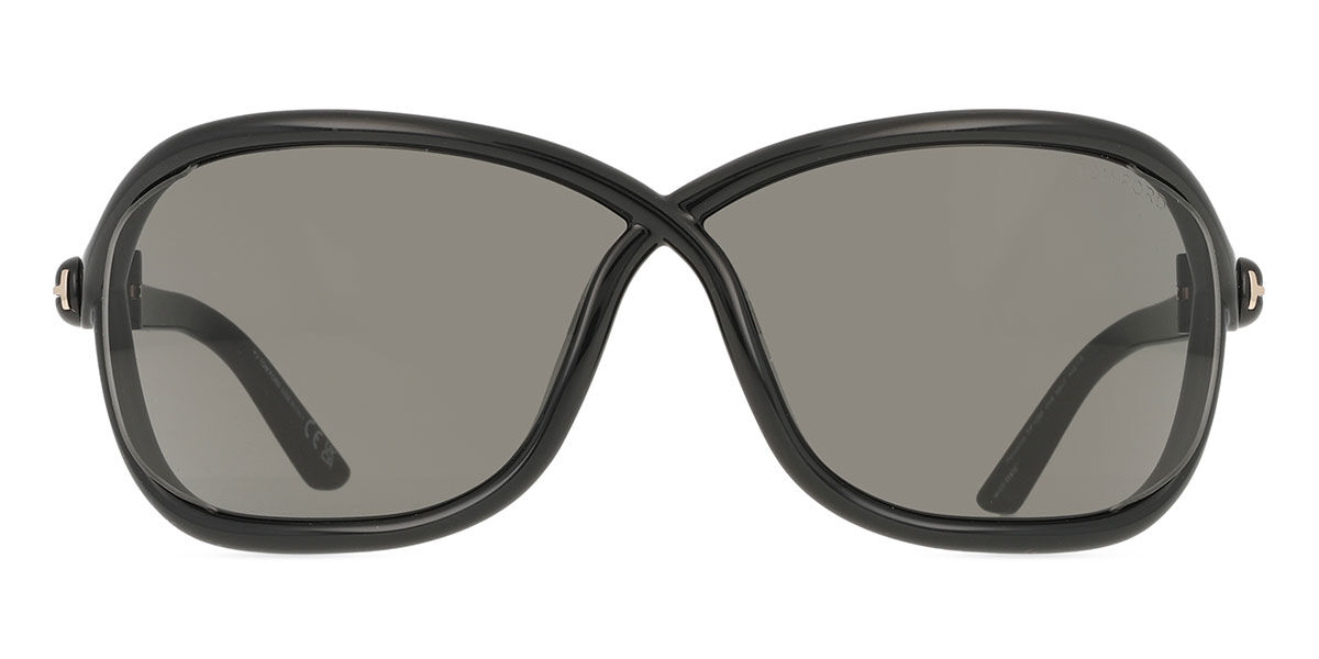 Tom Ford FT1069 FERNANDA 01A, Black frame, Dark Grey lenses