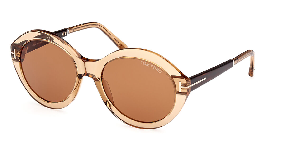 Tom Ford FT1088 SERAPHINA 45E, Brown frame, Dark Brown lenses
