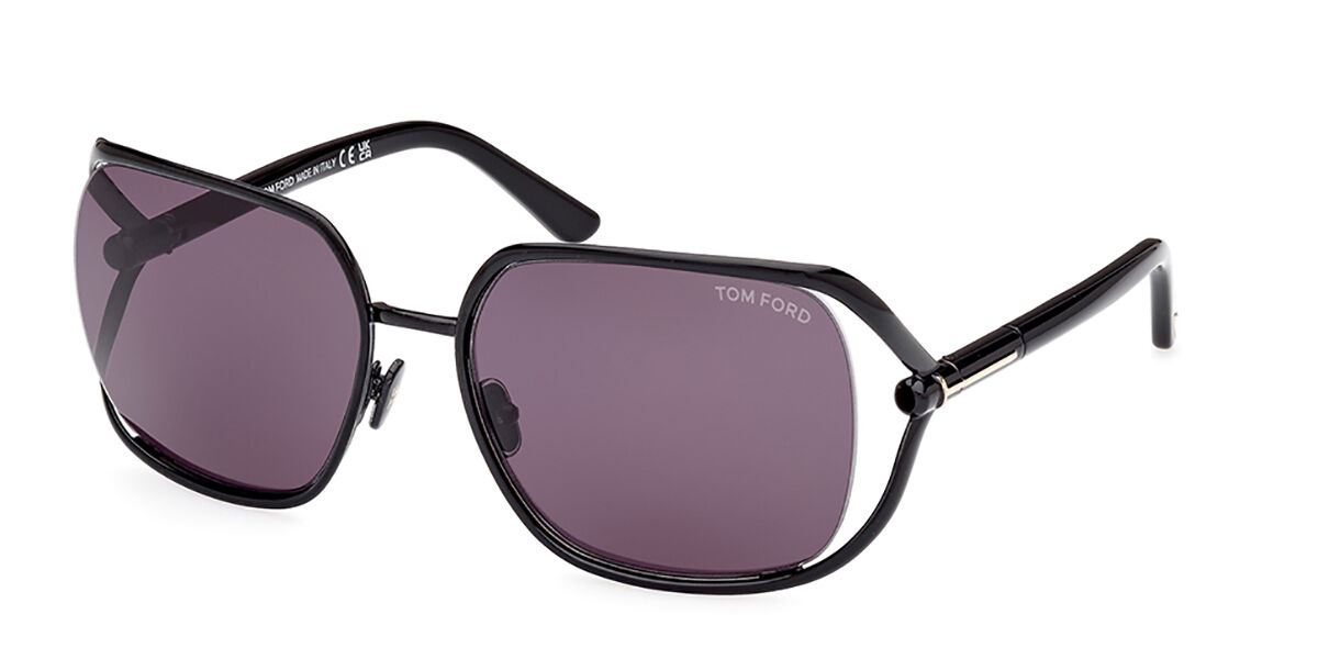 Tom Ford FT1092 GOLDIE 01A, Black frame, Dark Grey lenses