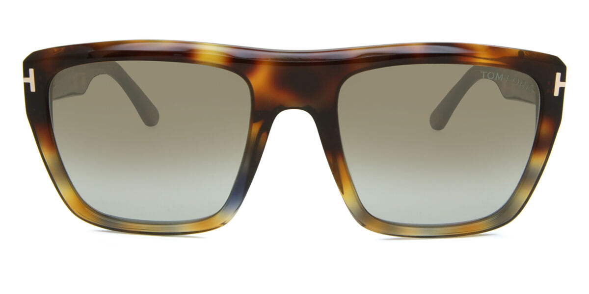 Tom Ford FT1077 ALBERTO 55G, Tortoiseshell frame, Brown Mirror lenses