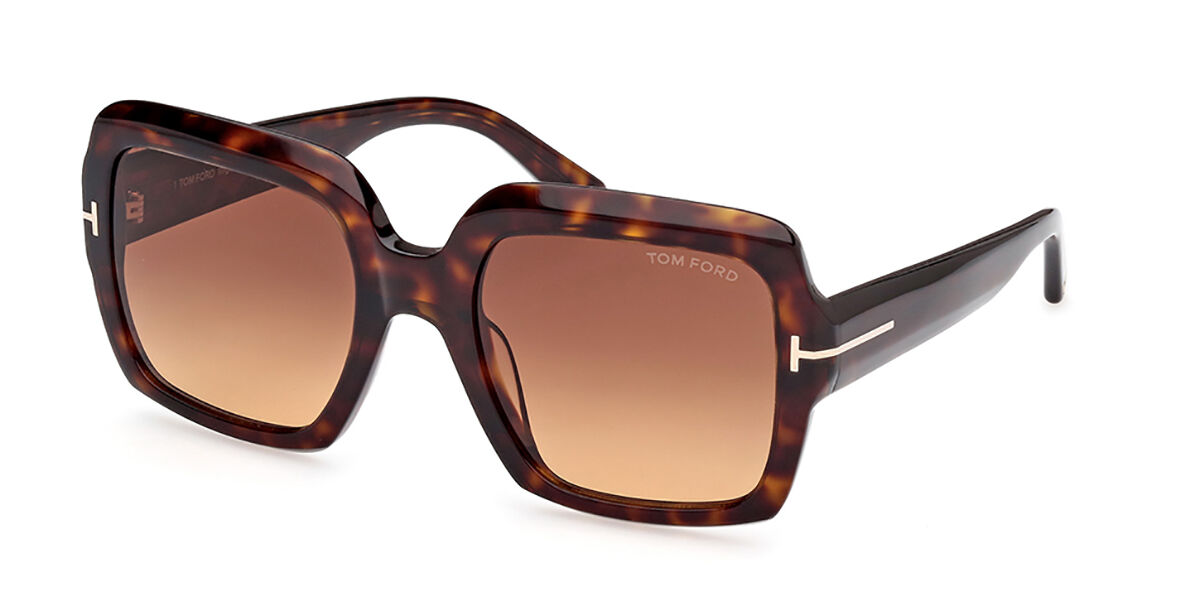 Tom Ford FT1082 KAYA 52F, Tortoiseshell frame, Gradient Brown lenses