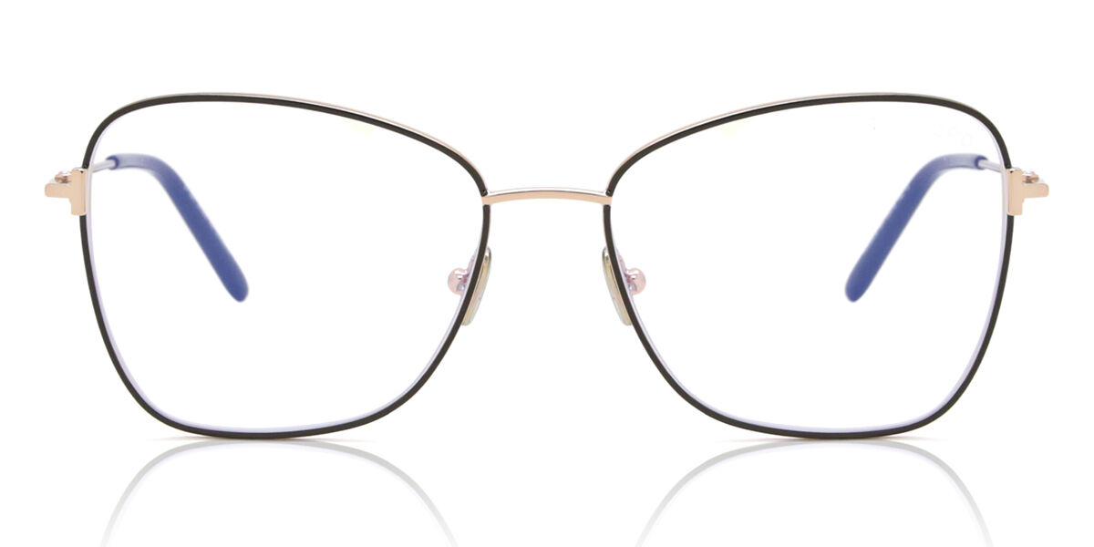 Tom Ford FT5906-B 001 Blue-Light Block, Gold frame