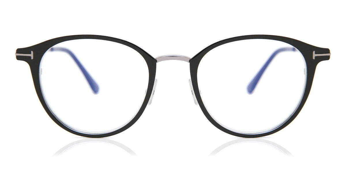 Tom Ford FT5528-B 001 Blue-Light Block, Black frame