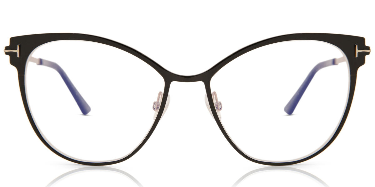 Tom Ford FT5530-B 001 Blue-Light Block, Black frame