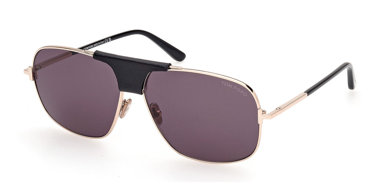 Tom Ford FT1096 TEX 28A, Gold frame, Dark Grey lenses